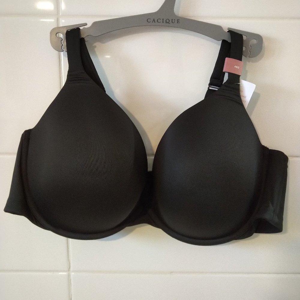Cacique 46 D Smooth Boost Plunge Bra